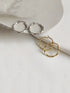 Cercei din argint Estela (Silver/Gold)